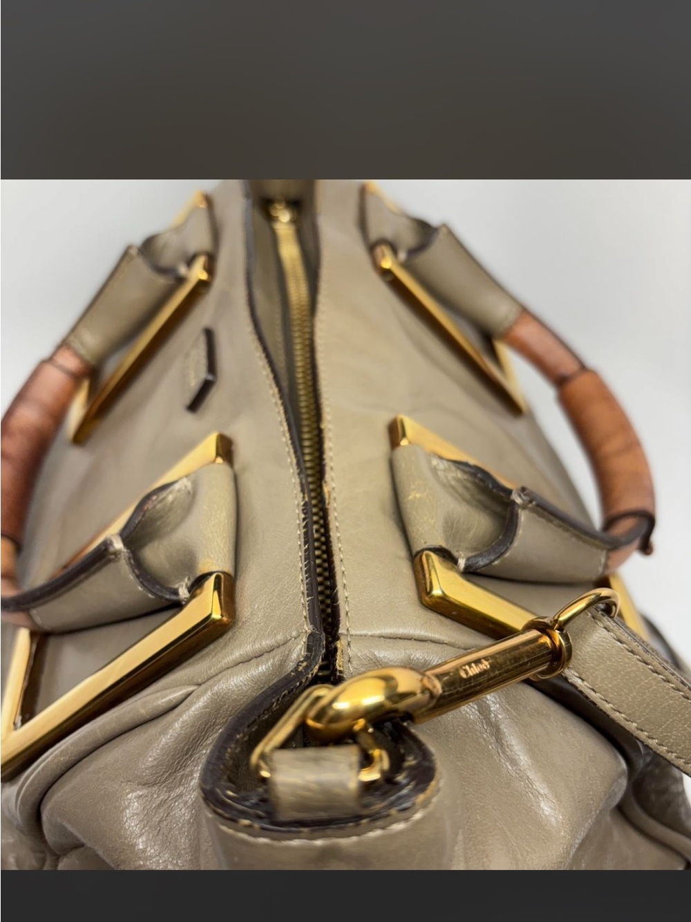 Chloe Ethel leather brown handbag - Picture 5 of 8
